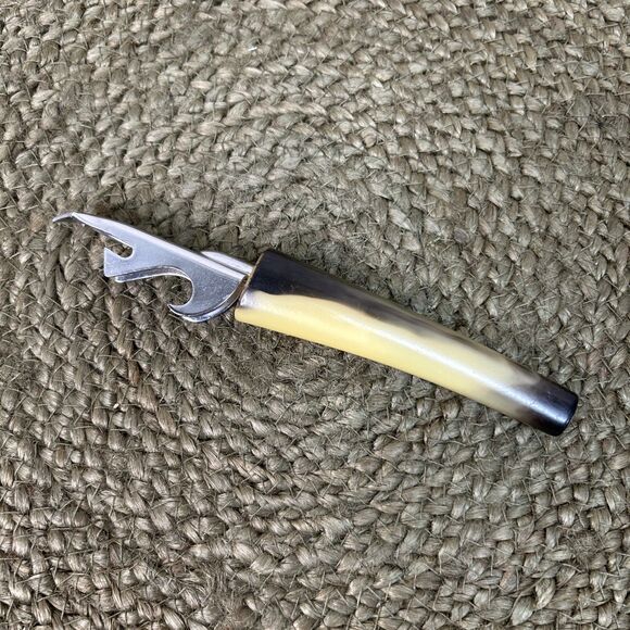 Vintage TRAV-L-BAR Bakelite Handle Stainless Steel Can & Bottle Opener - Picture 2 of 6